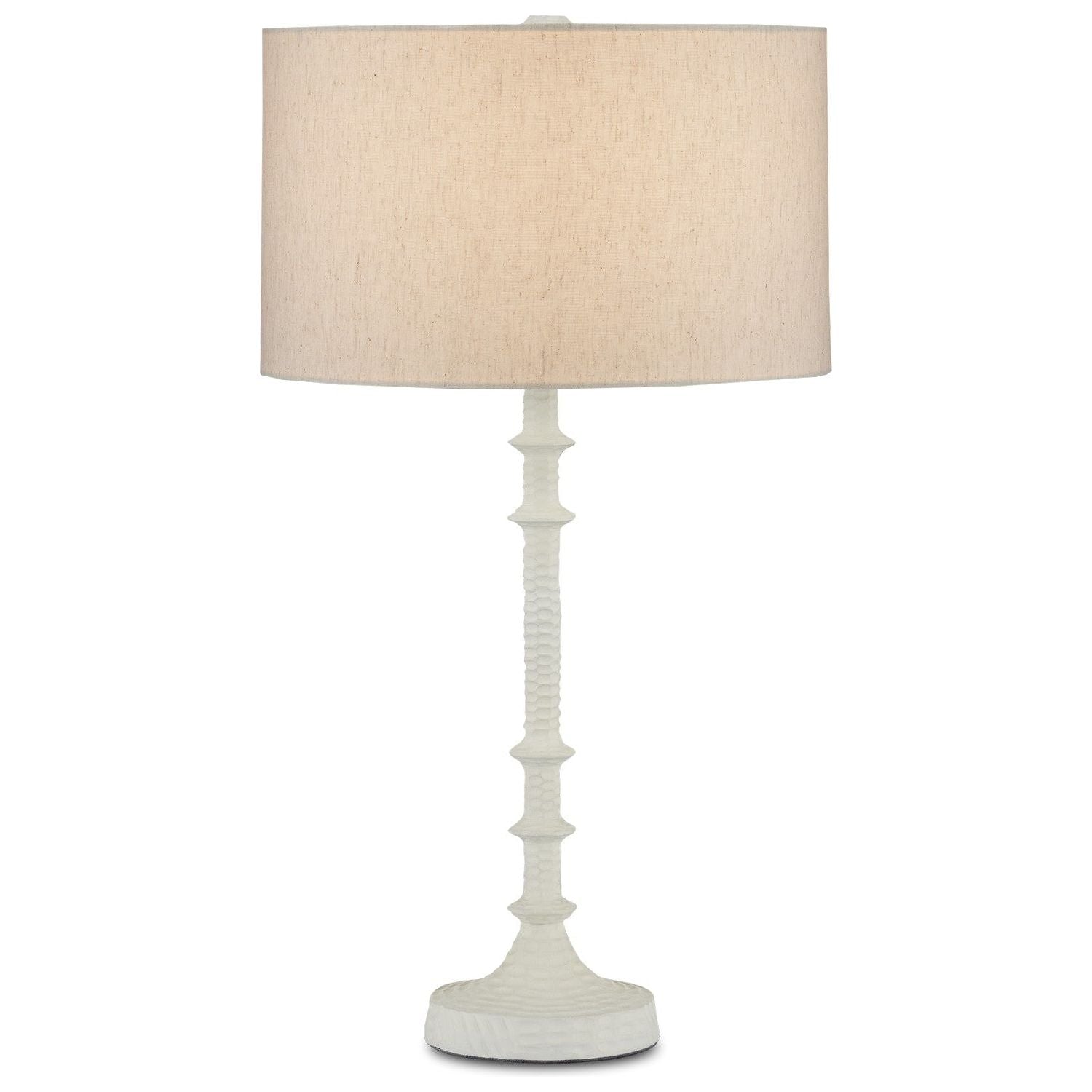 Currey and Company - 6000-0868 - One Light Table Lamp - Gallo - Gesso White