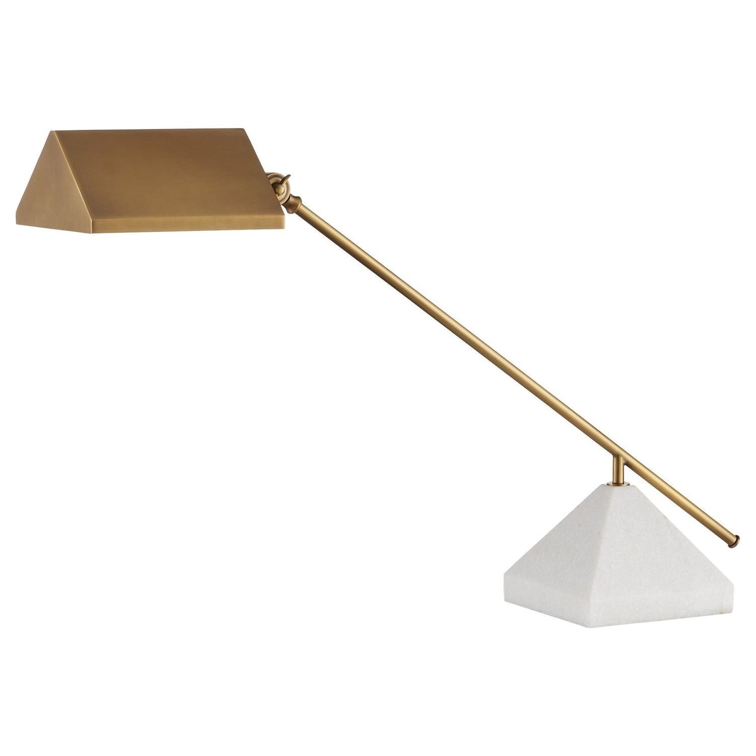 Currey and Company - 6000-0875 - One Light Table Lamp - Repertoire - Antique Brass/White