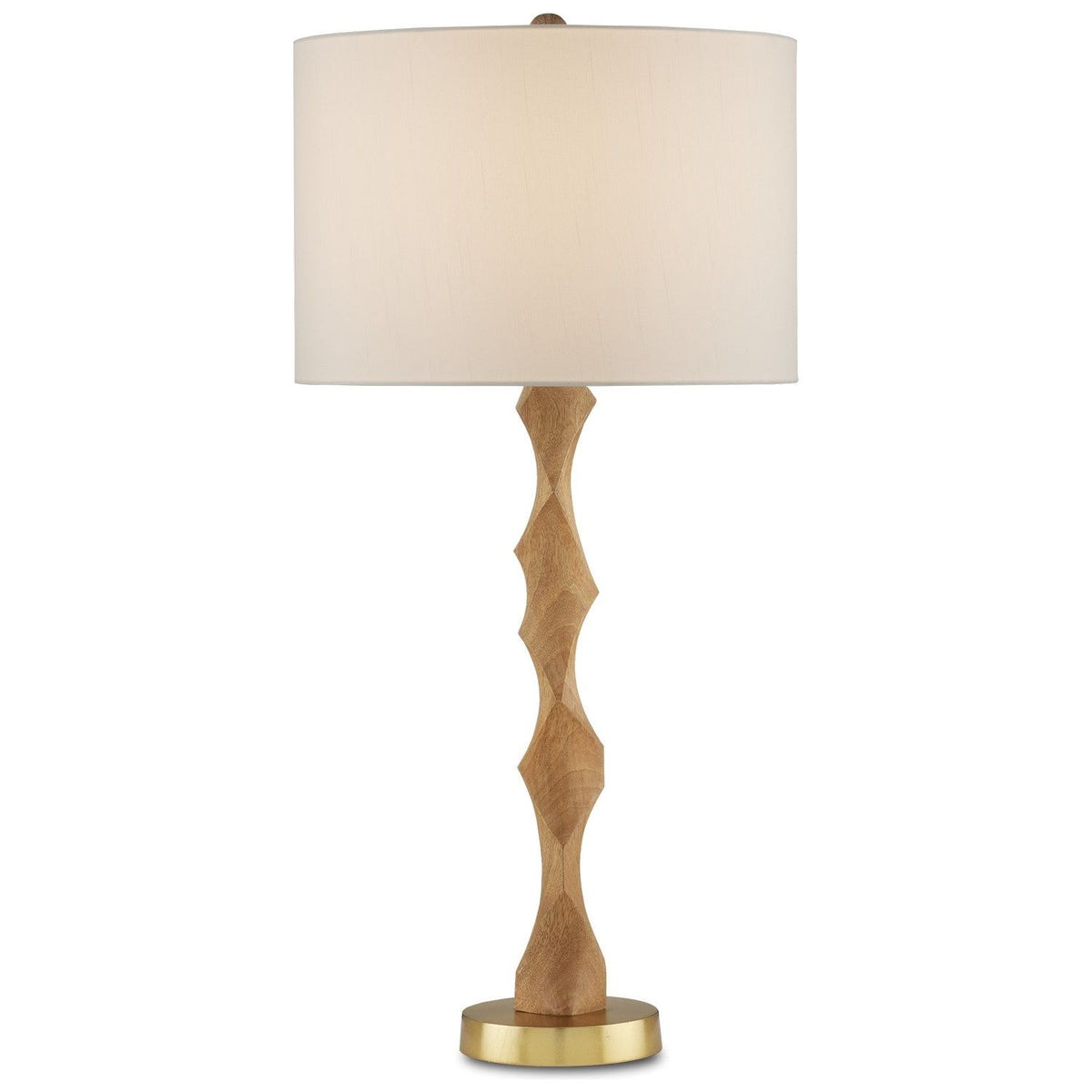 Currey and Company - 6000-0894 - One Light Table Lamp - Sunbird - Natural/Brass