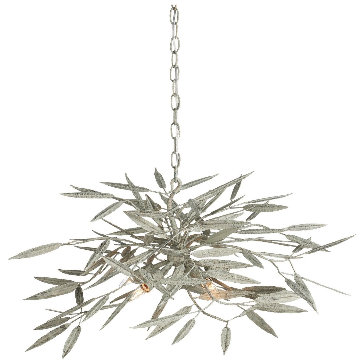 Currey and Company - 9000-1097 - Five Light Chandelier - Sasaya - Textured Sage