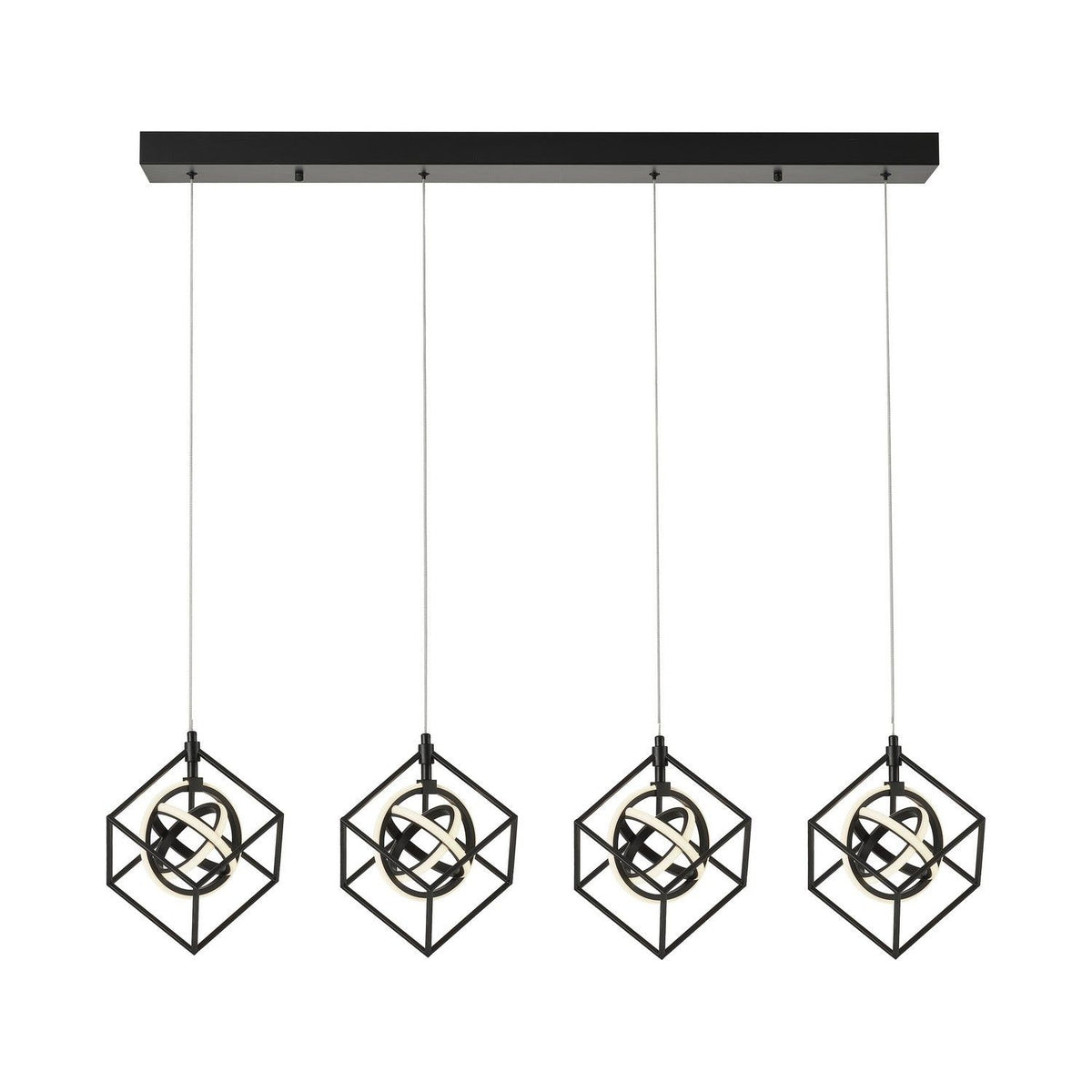 Artcraft Canada - AC1012 - LED Island Pendant - Tulip - Matte Black