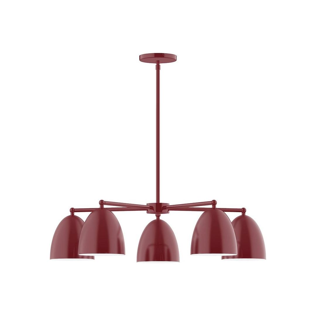 Montclair Light Works - CHC417-55-L10 - LED Chandelier - J-Series - Barn Red