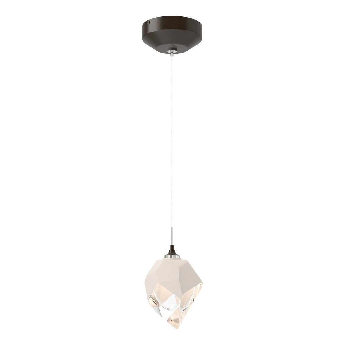 Hubbardton Forge - 161188-SKT-STND-14-WP0754 - LED Pendant - Chrysalis - Oil Rubbed Bronze