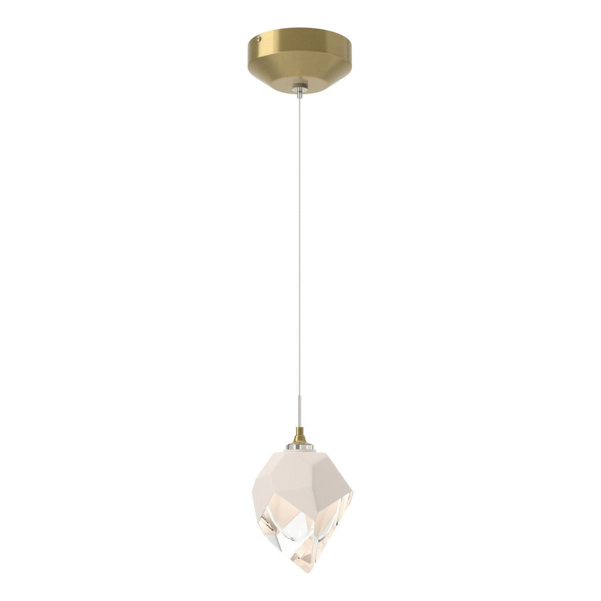 Hubbardton Forge - 161188-SKT-STND-86-WP0754 - LED Pendant - Chrysalis - Modern Brass