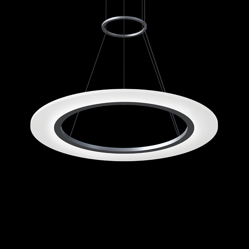 Sonneman - 2071.16 - LED Pendant - Arctic Rings - Bright Satin Aluminum