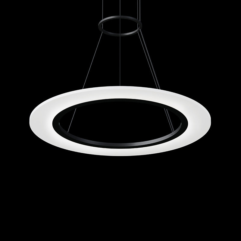 Sonneman - 2071.25 - LED Pendant - Arctic Rings - Satin Black
