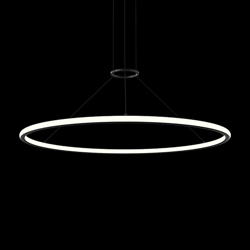 Sonneman - 2234.25 - LED Pendant - Luna - Satin Black