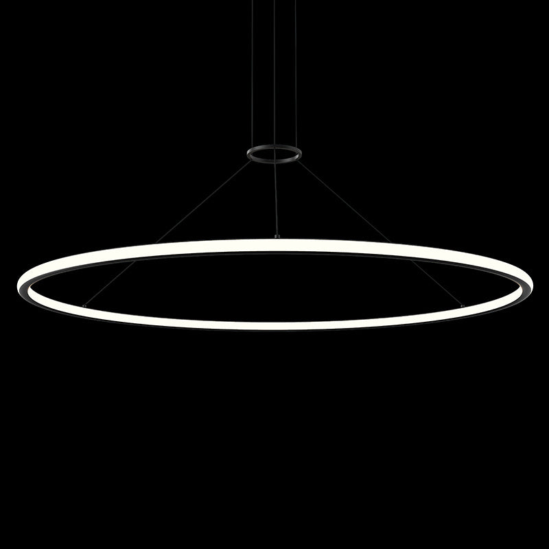 Sonneman - 2235.25 - LED Pendant - Luna - Satin Black