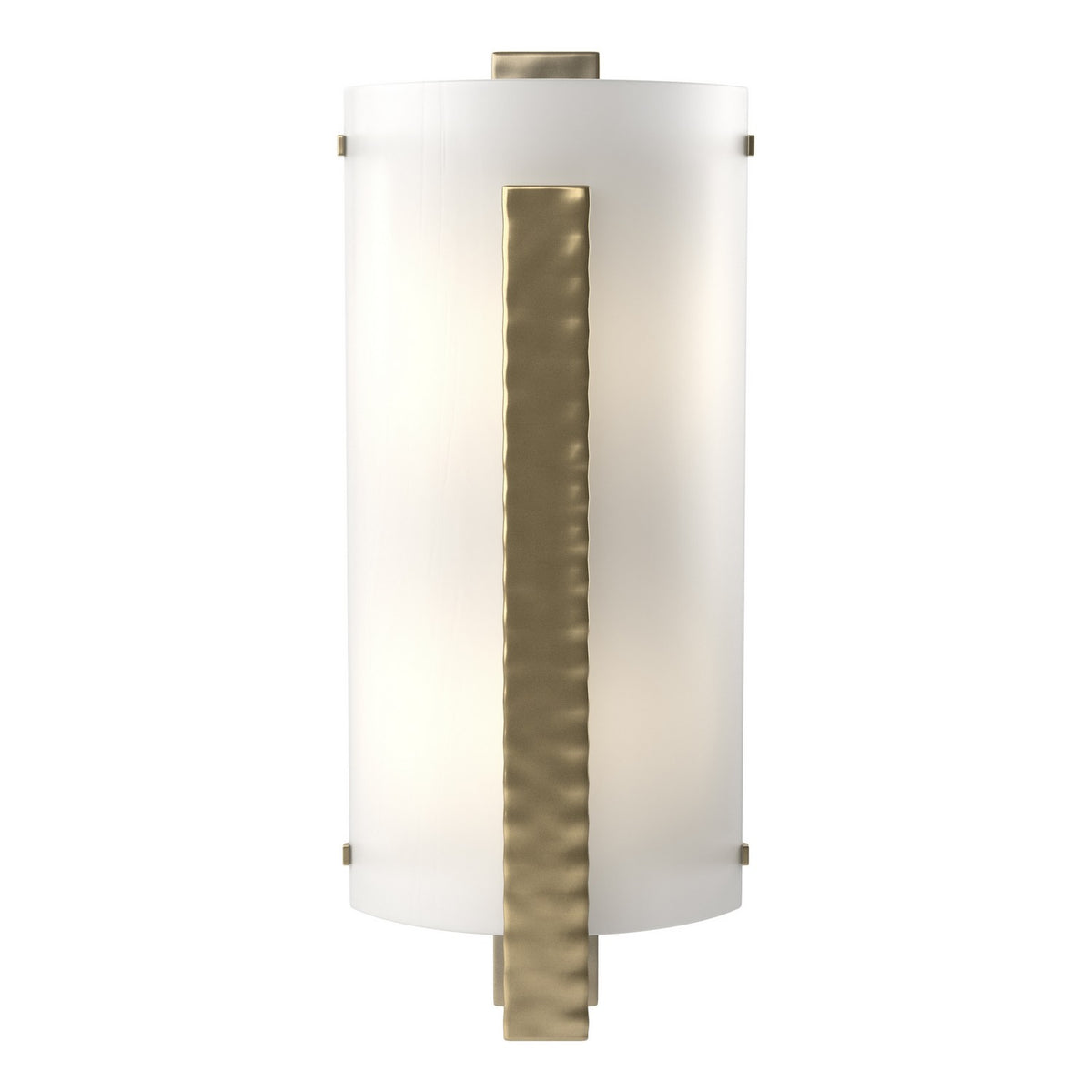 Hubbardton Forge - 206729-SKT-86-BB0420 - Two Light Wall Sconce - Vertical Bar - Modern Brass