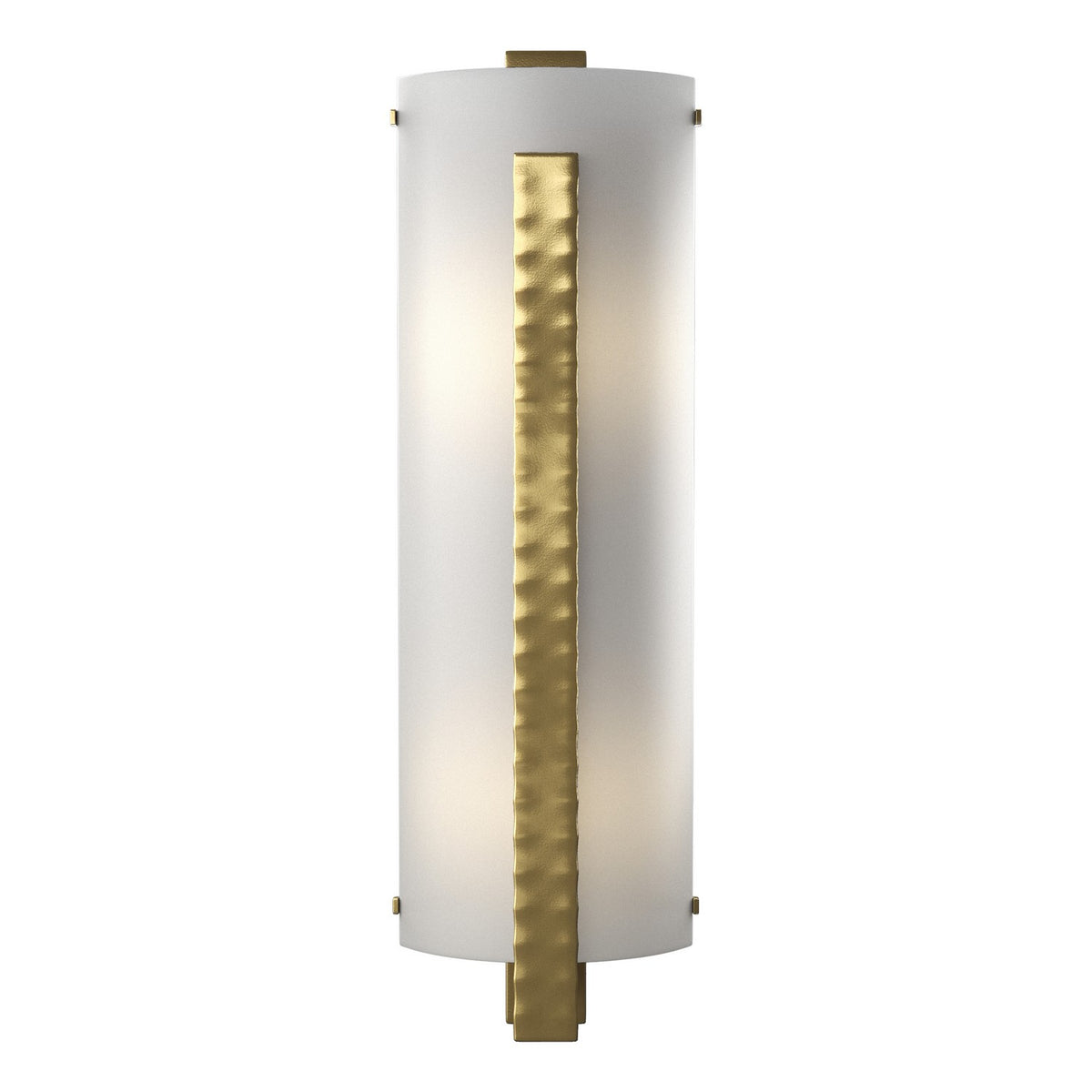 Hubbardton Forge - 206730-SKT-86-BB0401 - Two Light Wall Sconce - Vertical Bar - Modern Brass