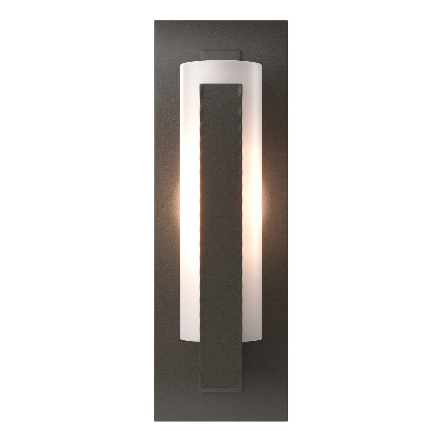 Hubbardton Forge - 217185-SKT-07-GG0065 - One Light Wall Sconce - Vertical Bar - Dark Smoke