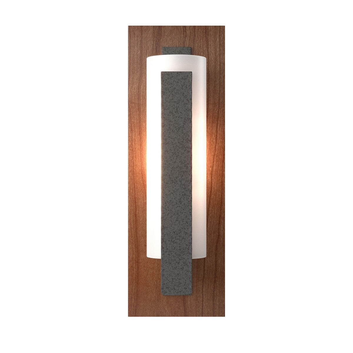 Hubbardton Forge - 217186-SKT-20-CH-GG0065 - One Light Wall Sconce - Vertical Bar - Natural Iron