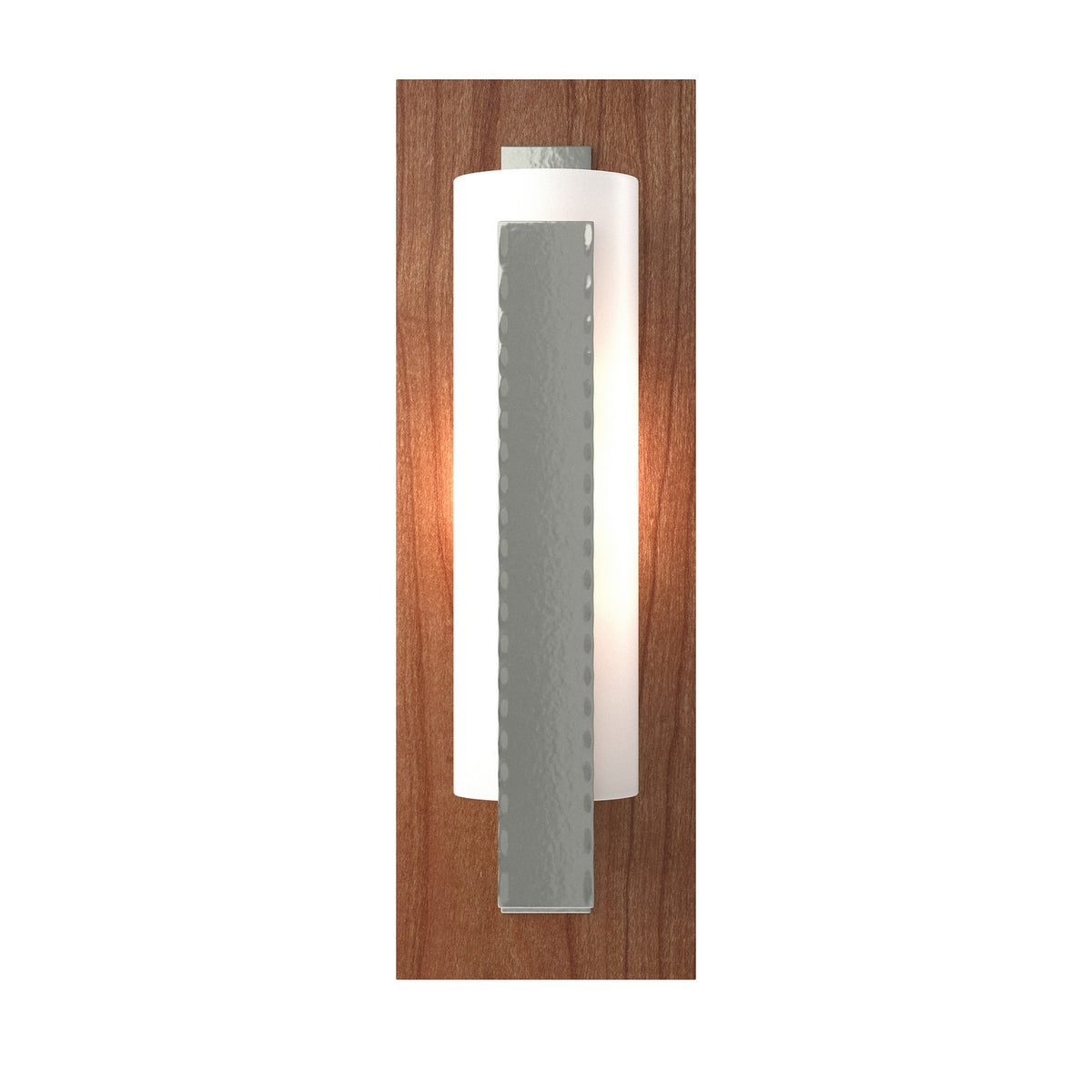 Hubbardton Forge - 217186-SKT-85-CH-GG0065 - One Light Wall Sconce - Vertical Bar - Sterling