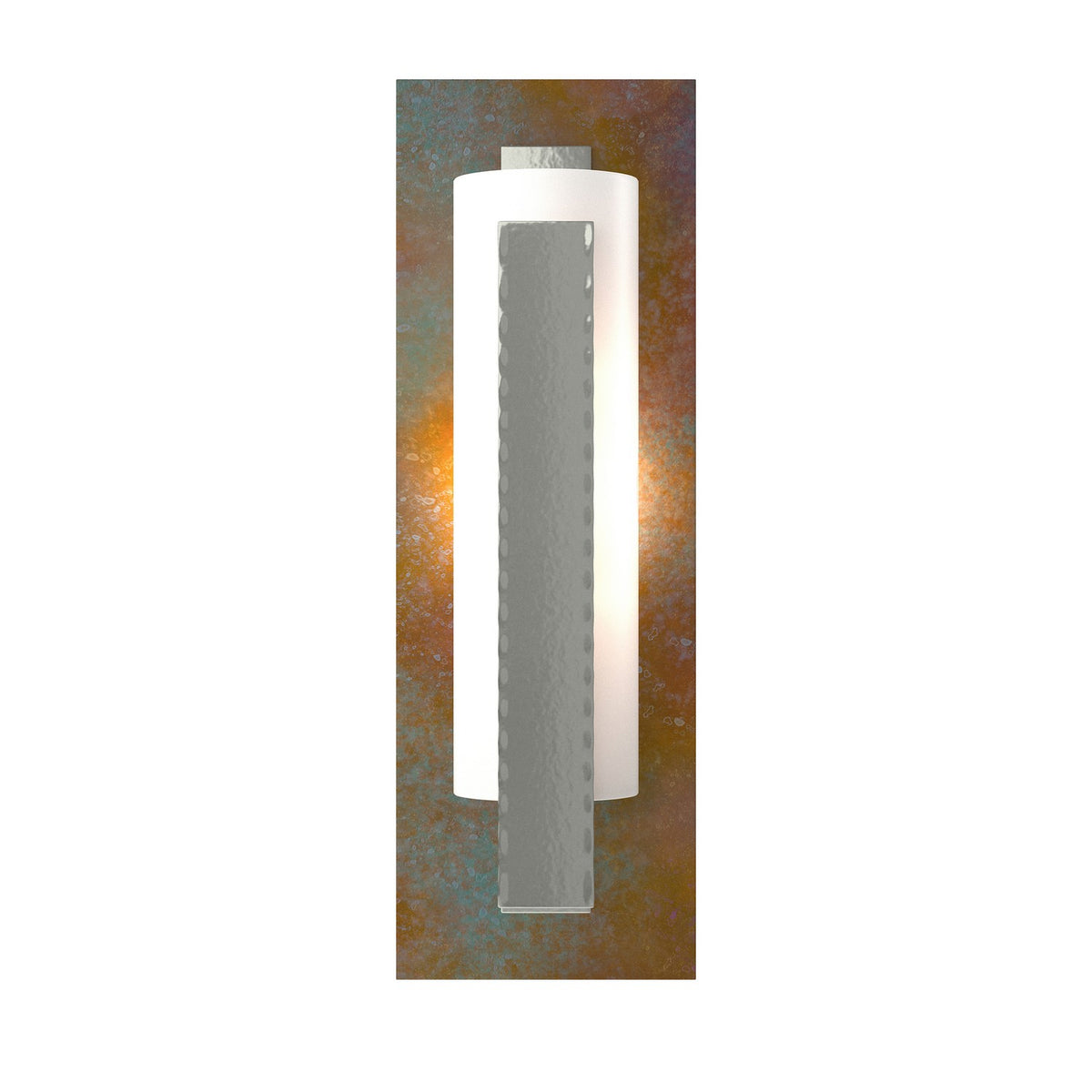 Hubbardton Forge - 217186-SKT-85-CP-GG0065 - One Light Wall Sconce - Vertical Bar - Sterling