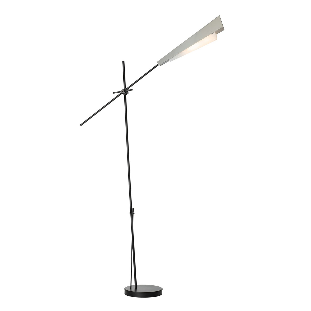 Hubbardton Forge - 241103-SKT-10-85-BB0780 - One Light Floor Lamp - Vertex - Black