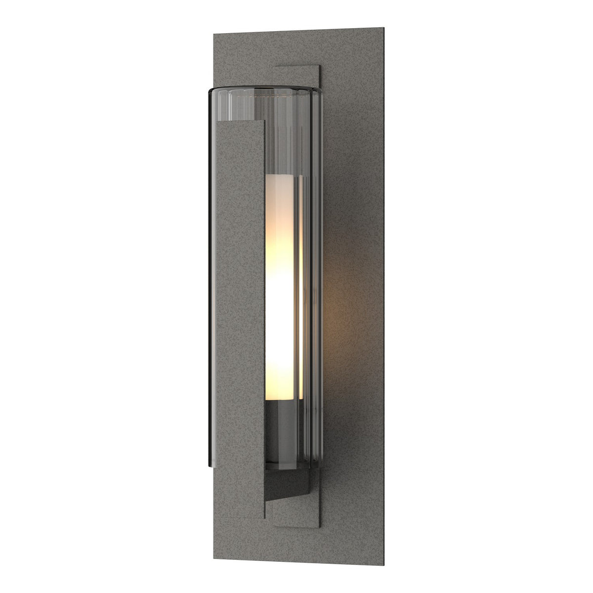 Hubbardton Forge - 307282-SKT-20-ZU0658 - One Light Outdoor Wall Sconce - Vertical Bar - Coastal Natural Iron