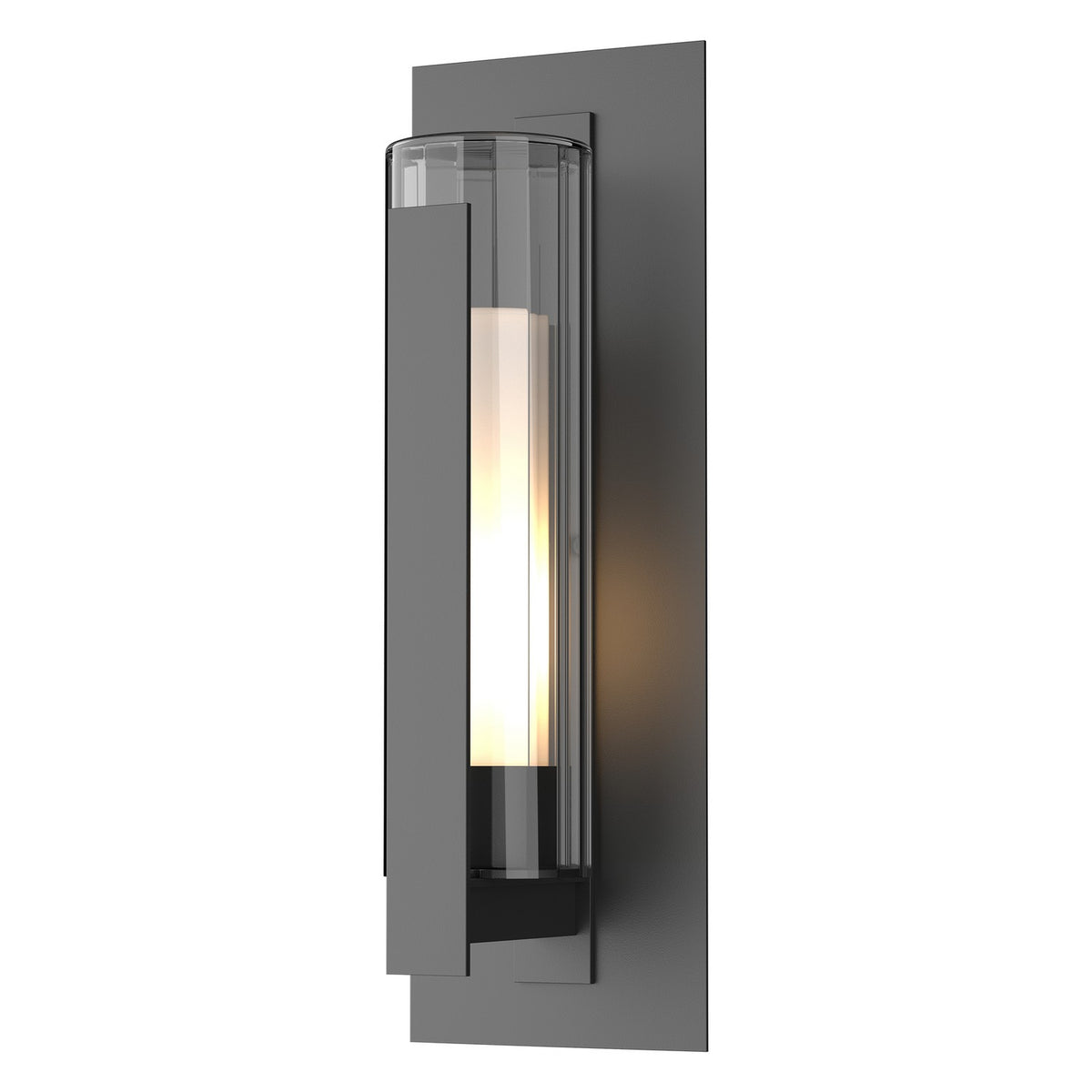 Hubbardton Forge - 307283-SKT-80-ZU0662 - One Light Outdoor Wall Sconce - Vertical Bar - Coastal Black