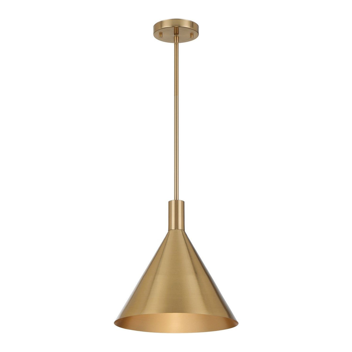 Savoy House - 7-8001-1-127 - One Light Pendant - Pharos - Noble Brass