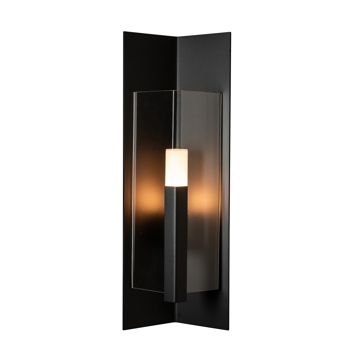 Hubbardton Forge - 302046-SKT-80-ZM0793 - One Light Outdoor Wall Sconce - Summit - Coastal Black