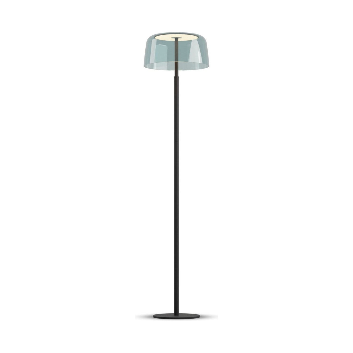 Koncept - YUF-SW-MTB+SBLU - LED Floor Lamp - Yurei - Matte Black