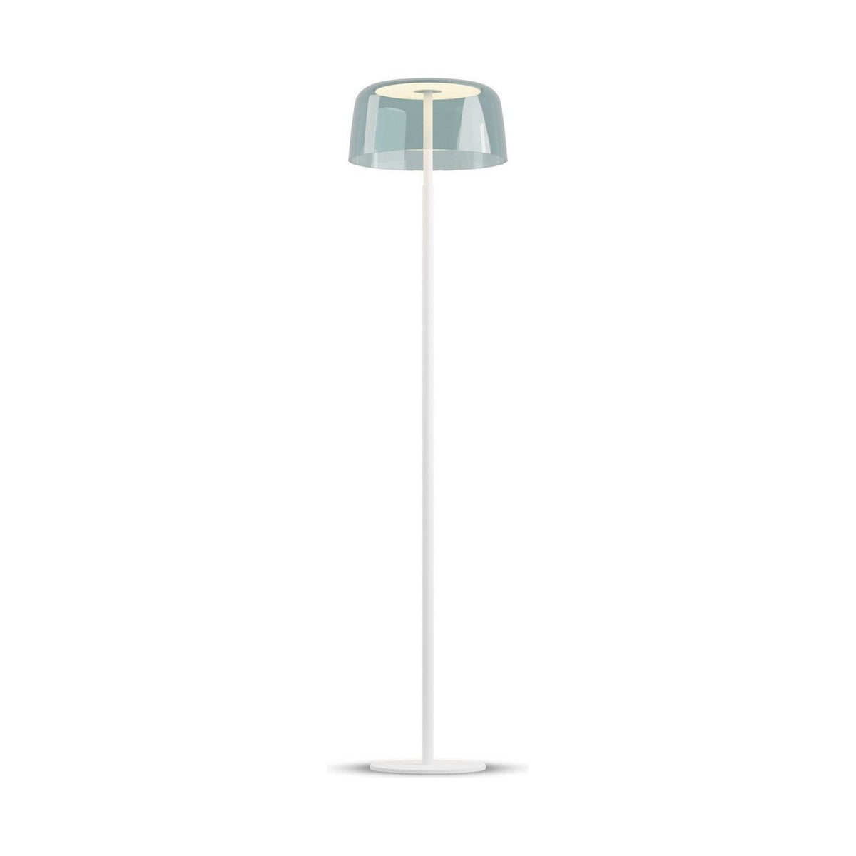 Koncept - YUF-SW-MWT+SBLU - LED Floor Lamp - Yurei - Matte White