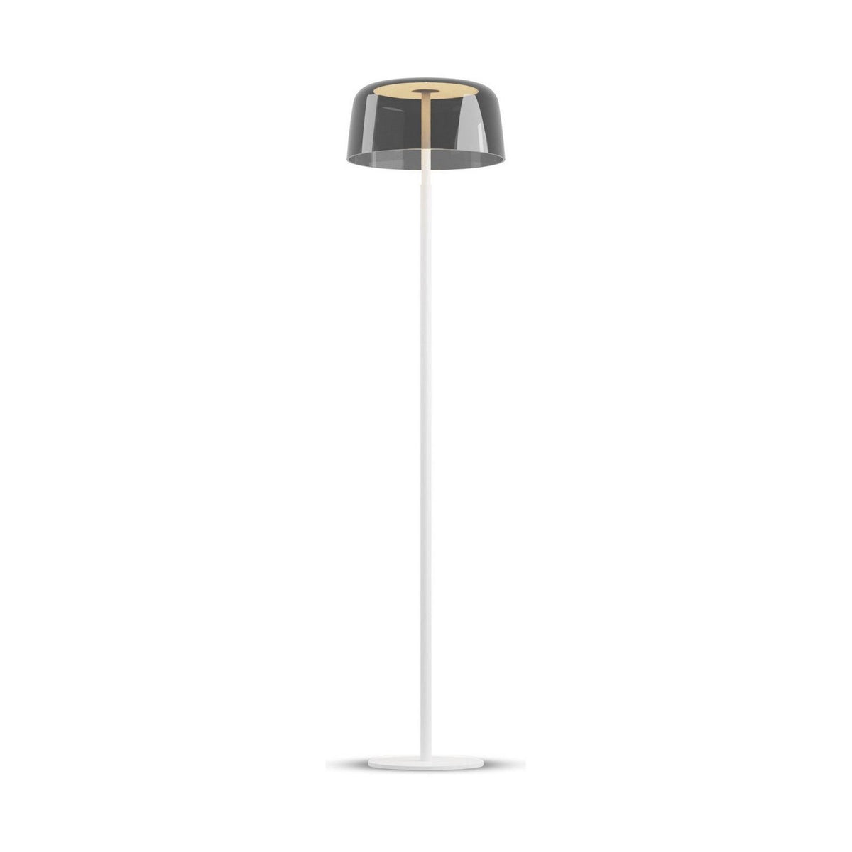 Koncept - YUF-SW-MWT+SDGY - LED Floor Lamp - Yurei - Matte White