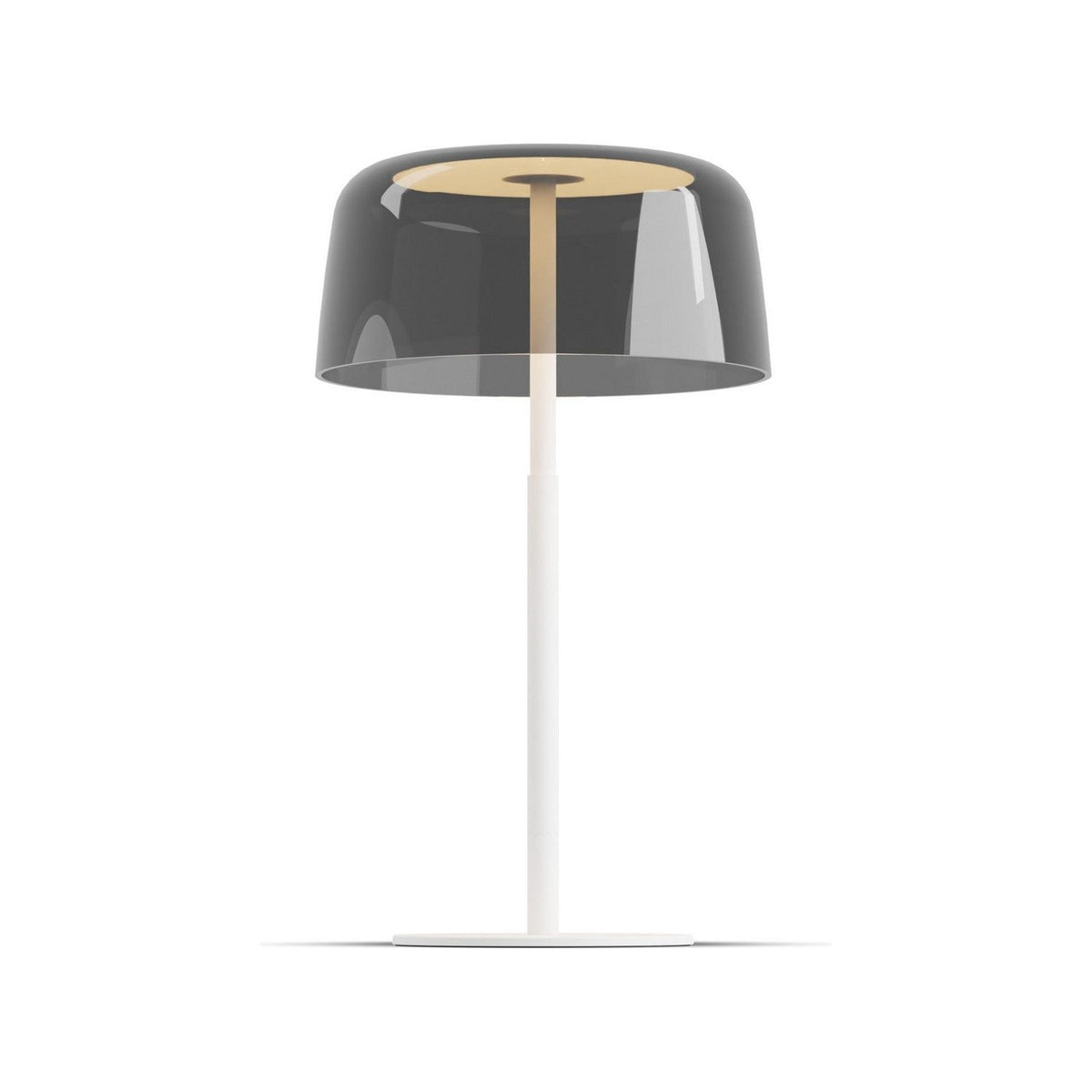 Koncept - YUT-SW-MWT+SDGY - LED Table Lamp - Yurei - Matte White