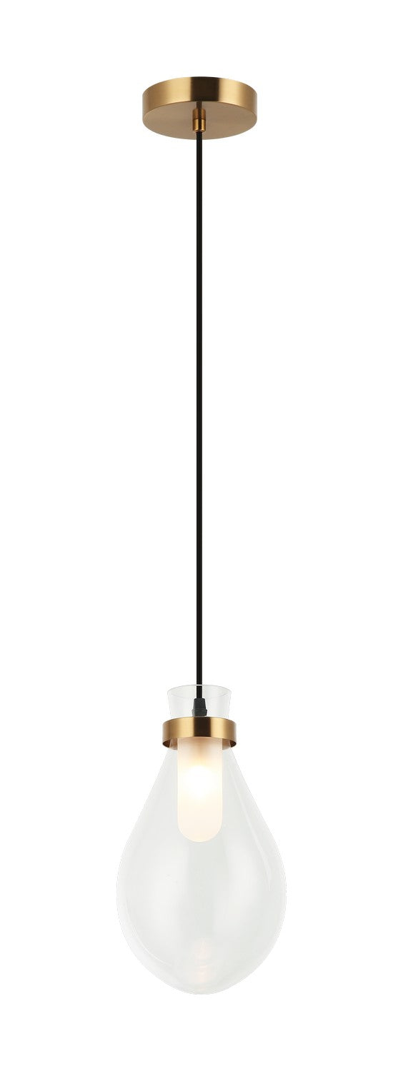 Matteo Canada - C31901AG - One Light Pendant - Seranna - Aged Gold Brass