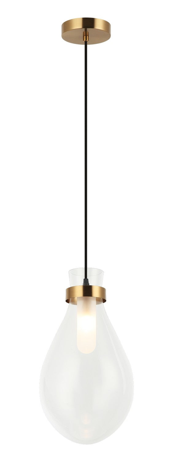 Matteo Canada - C31911AG - One Light Pendant - Seranna - Aged Gold Brass