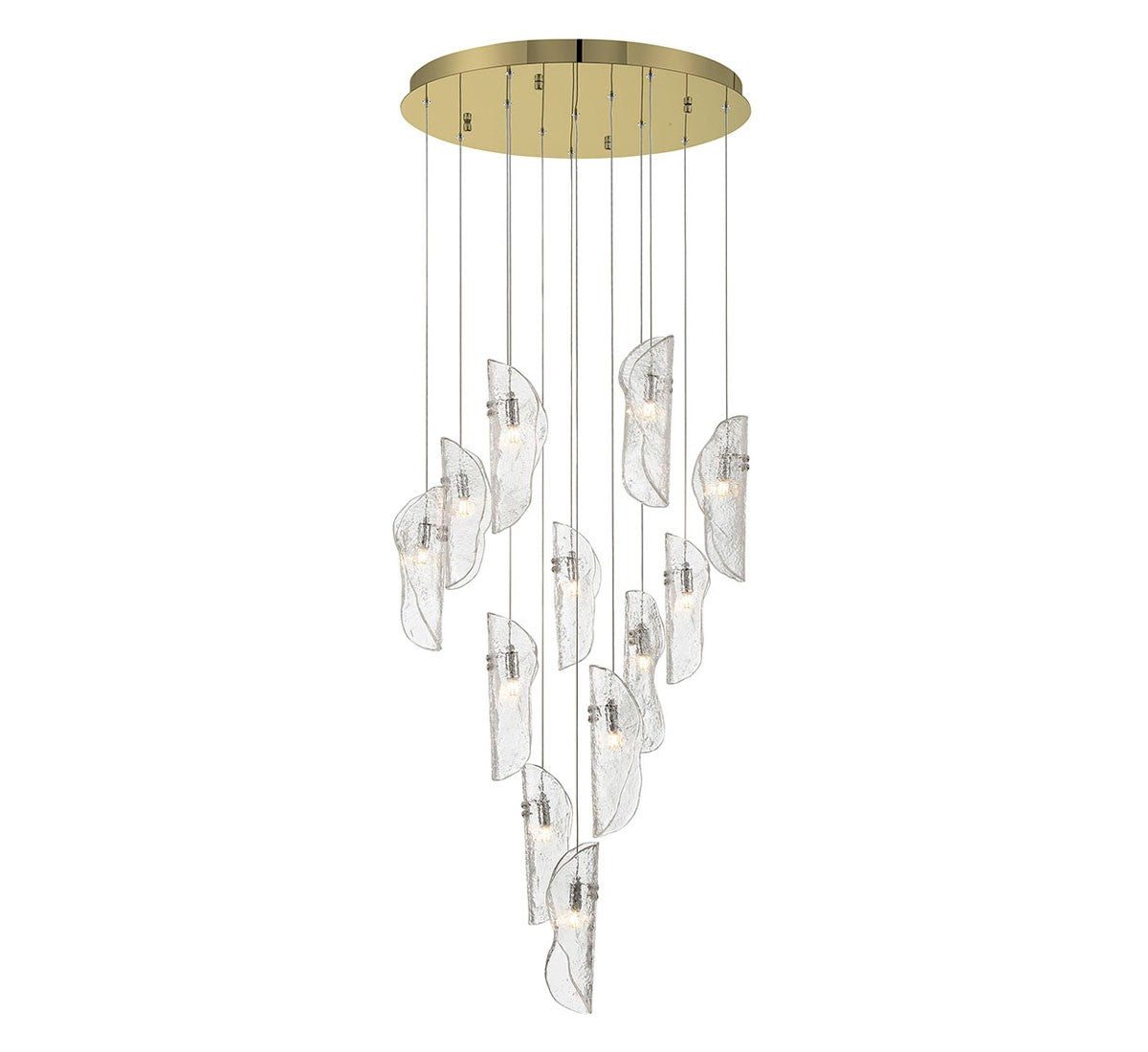 Lib & Co. Canada - 10164-017-07 - LED Chandelier - Sorrento - Gold