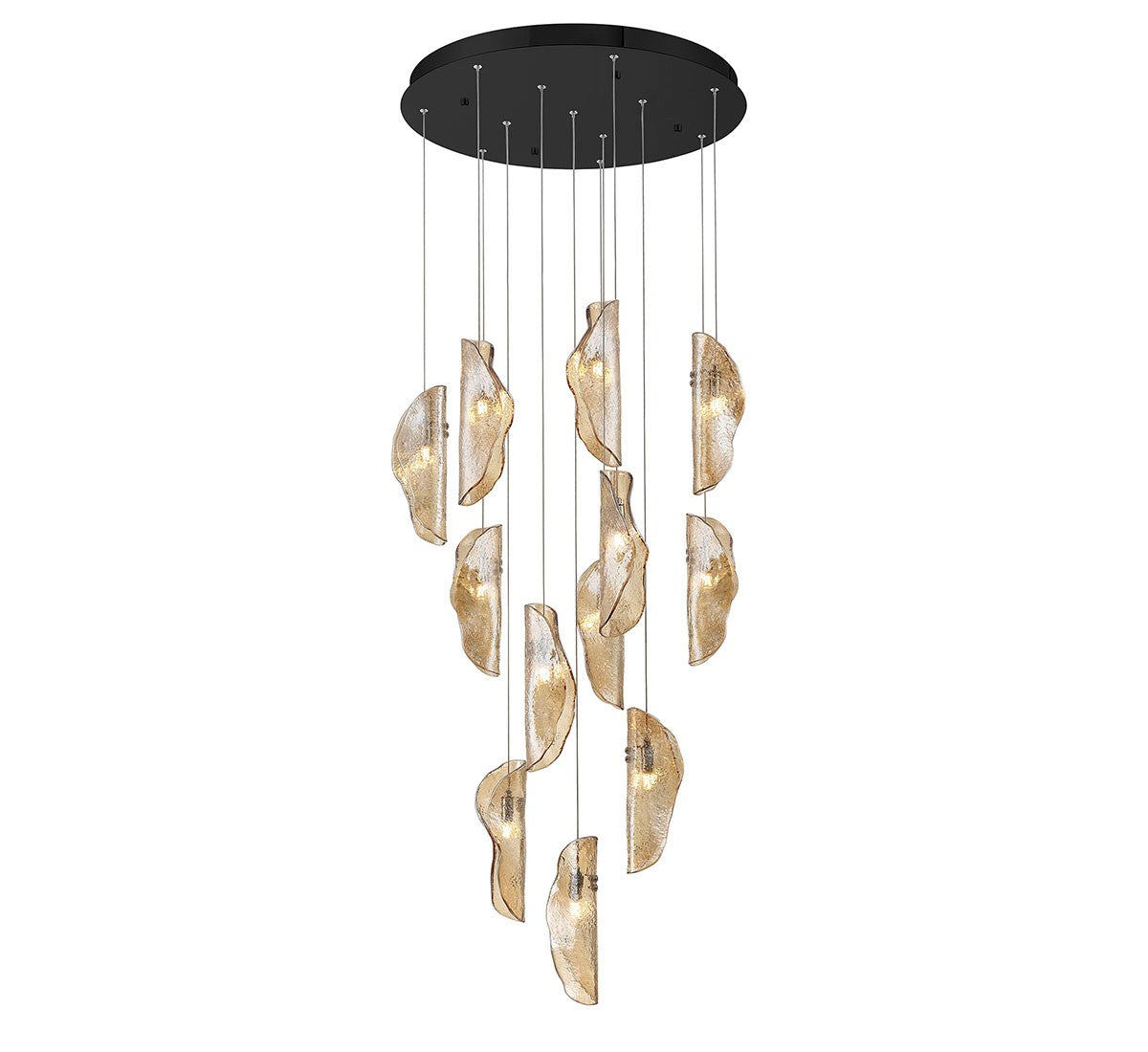 Lib & Co. Canada - 10164-018-02 - LED Chandelier - Sorrento - Black