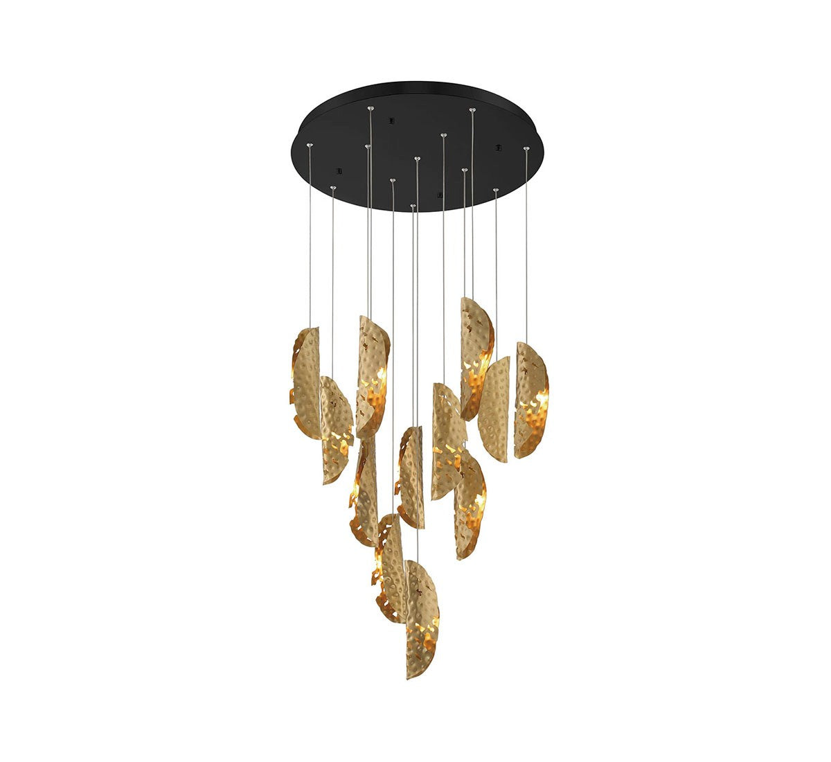 Lib & Co. Canada - 10164-020-02 - LED Chandelier - Sorrento - Black