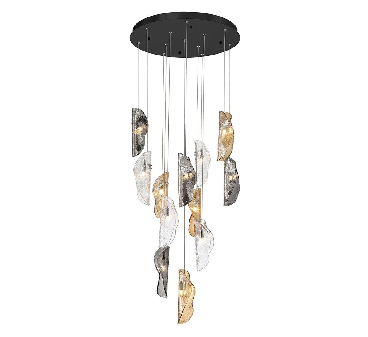 Lib & Co. Canada - 10164-023-02 - LED Chandelier - Sorrento - Black