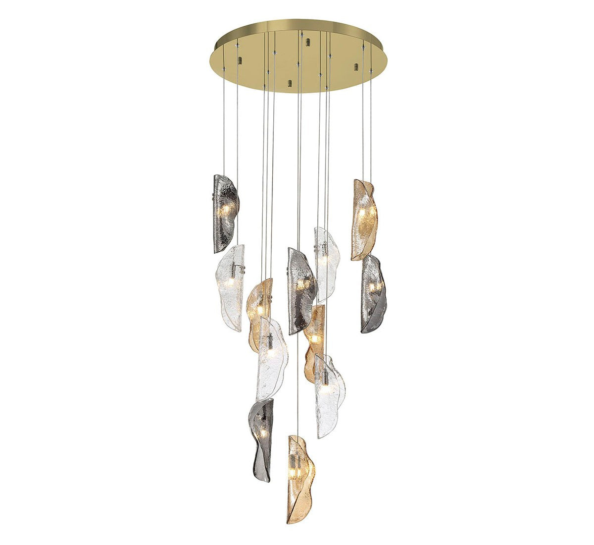 Lib & Co. Canada - 10164-023-07 - LED Chandelier - Sorrento - Gold