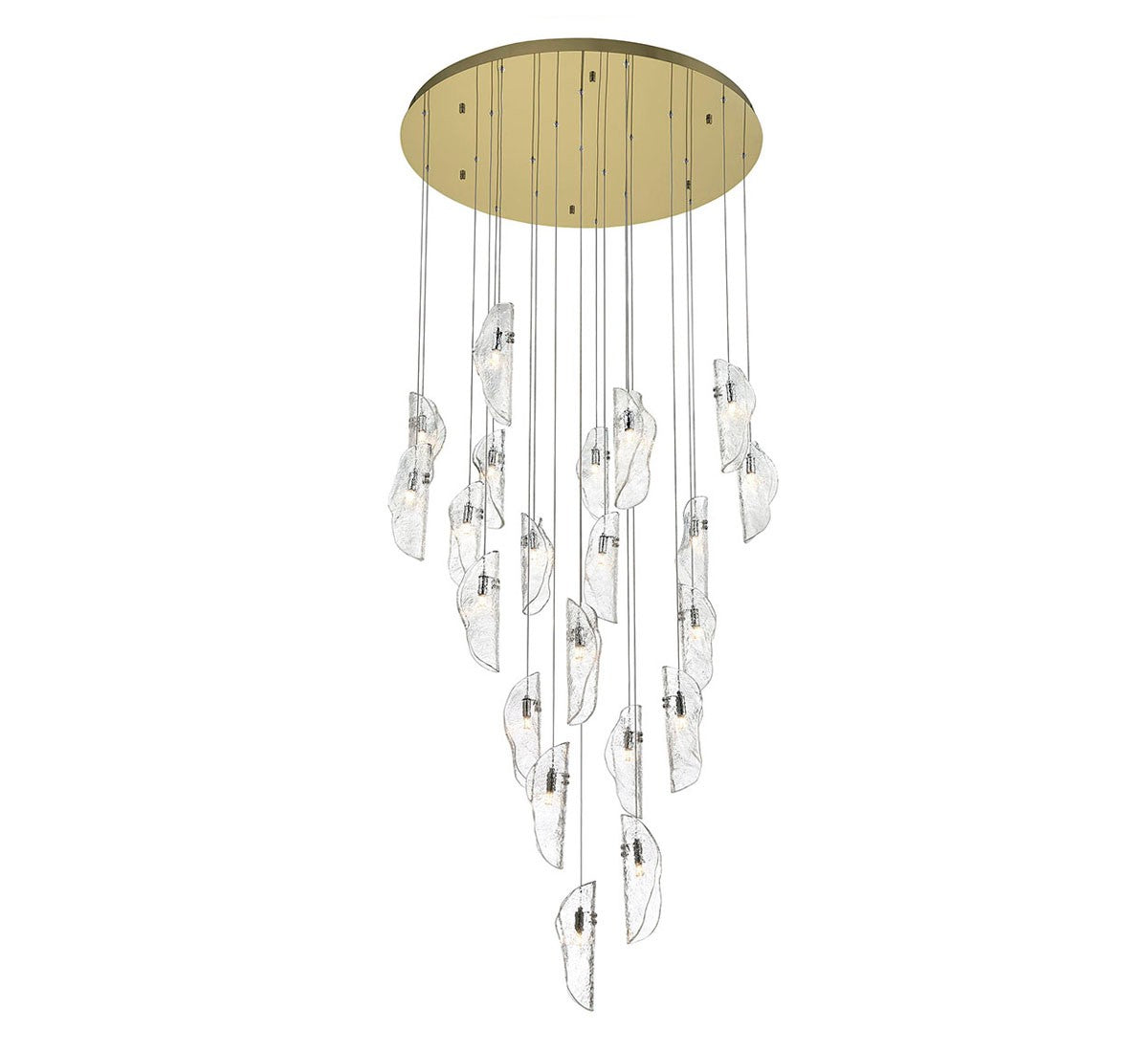 Lib & Co. Canada - 10167-017-07 - LED Chandelier - Sorrento - Gold