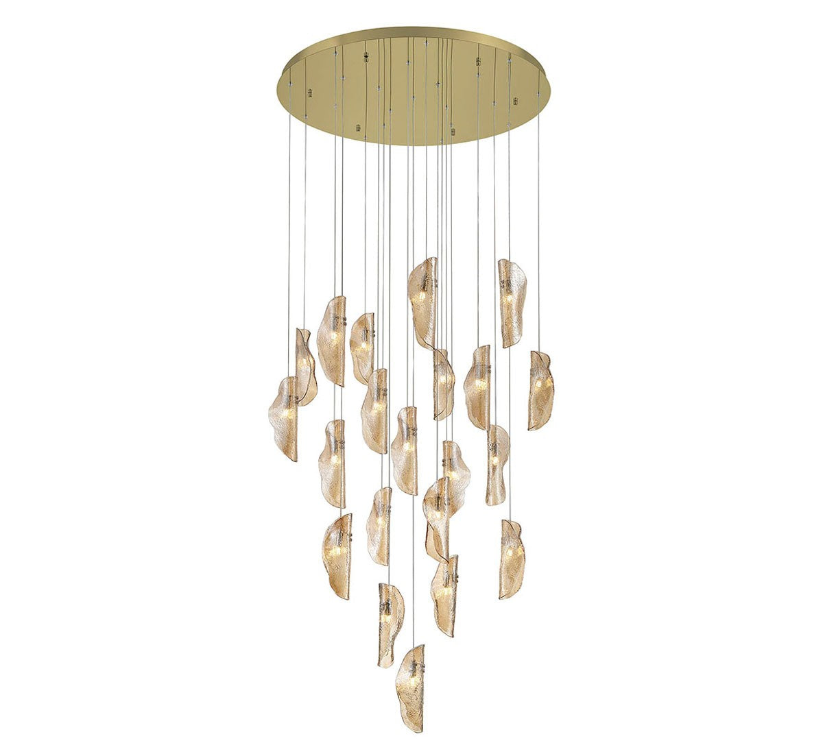 Lib & Co. Canada - 10167-018-07 - LED Chandelier - Sorrento - Gold