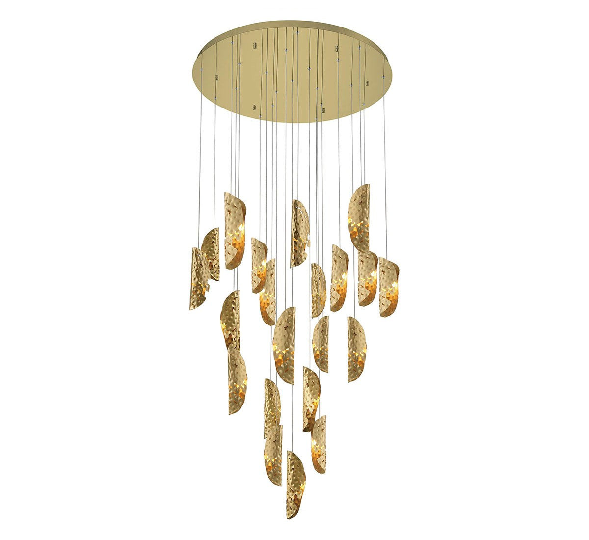 Lib & Co. Canada - 10167-020-07 - LED Chandelier - Sorrento - Gold