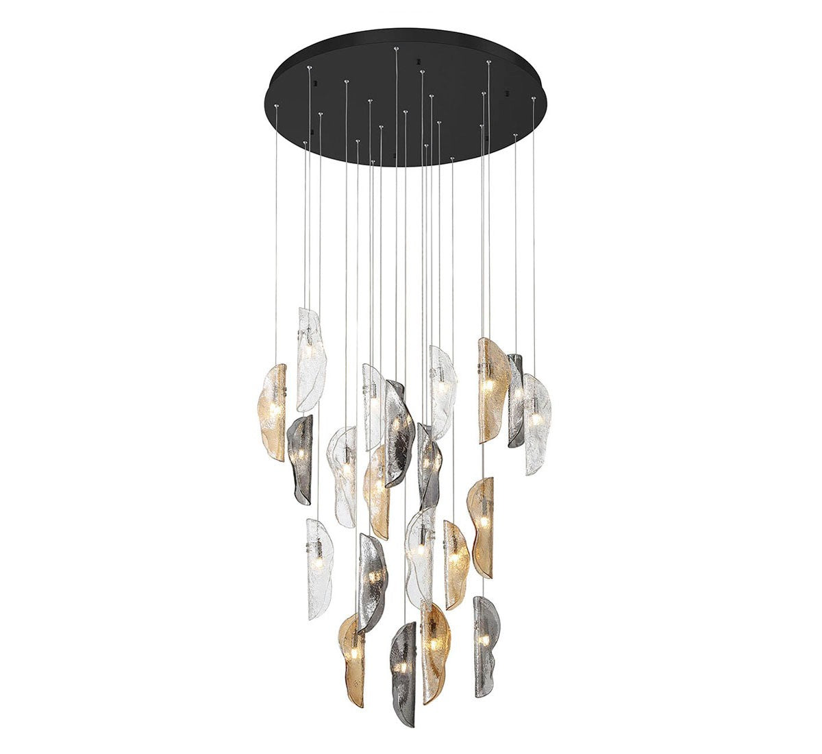 Lib & Co. Canada - 10167-023-02 - LED Chandelier - Sorrento - Black