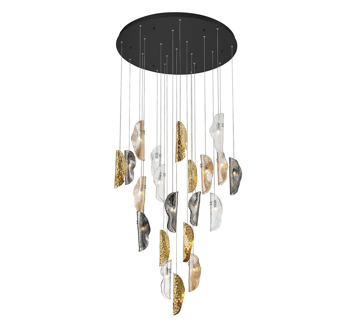 Lib & Co. Canada - 10167-024-02 - LED Chandelier - Sorrento - Black