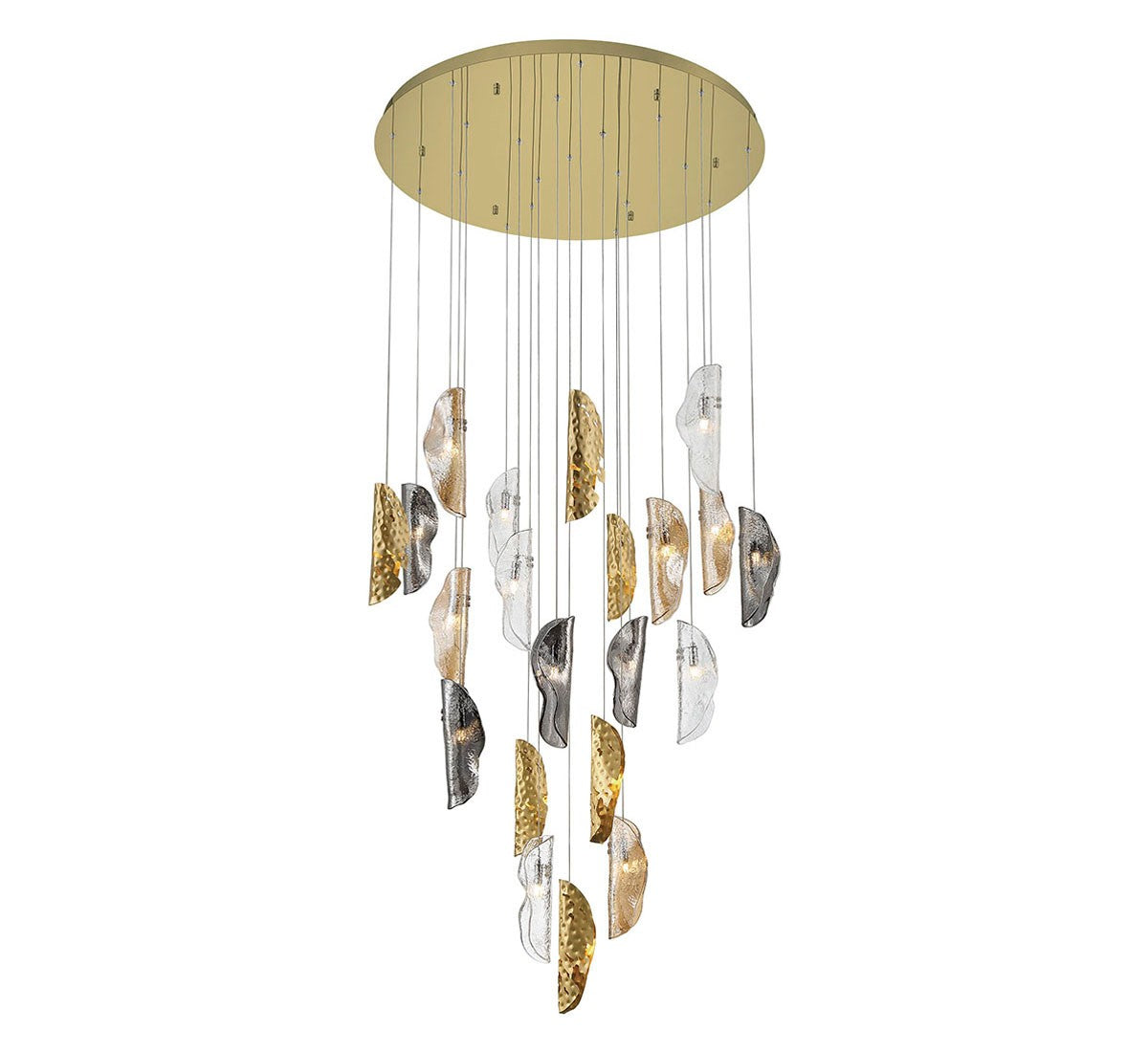 Lib & Co. Canada - 10167-024-07 - LED Chandelier - Sorrento - Gold