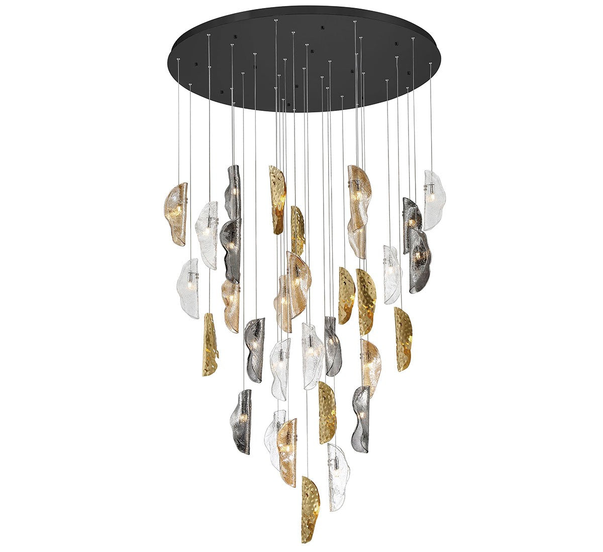 Lib & Co. Canada - 10169-024-02 - LED Chandelier - Sorrento - Black