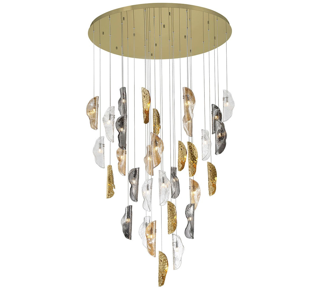 Lib & Co. Canada - 10169-024-07 - LED Chandelier - Sorrento - Gold