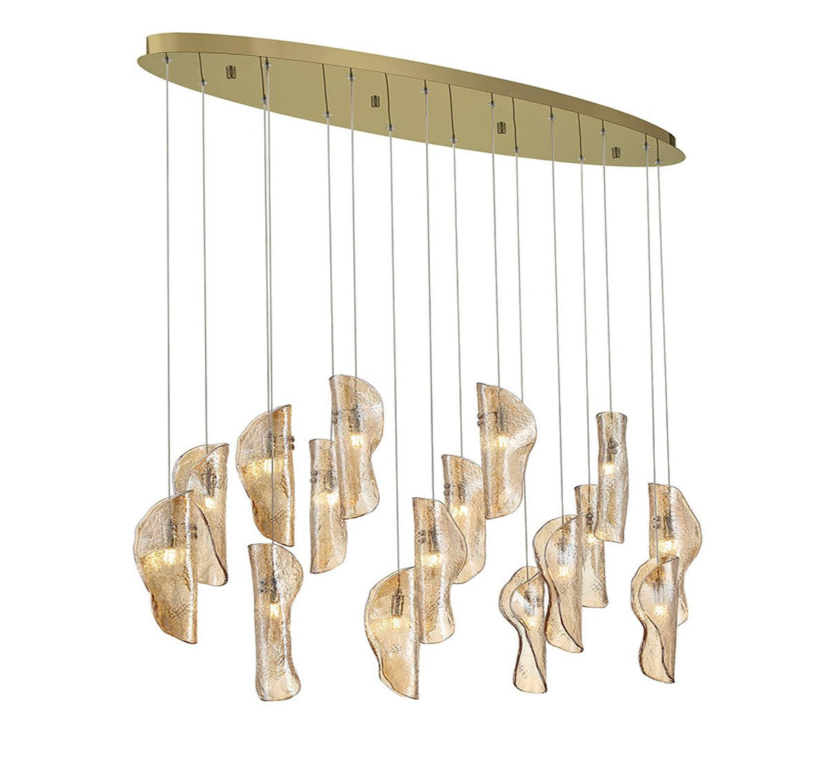 Lib & Co. Canada - 10172-018-07 - LED Chandelier - Sorrento - Gold