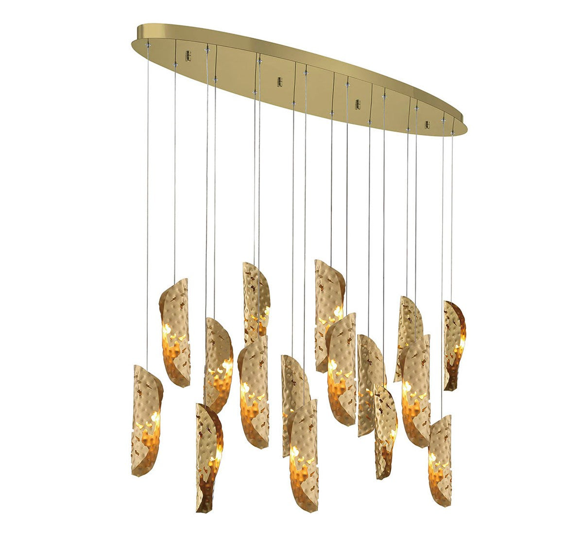 Lib & Co. Canada - 10172-020-07 - LED Chandelier - Sorrento - Gold