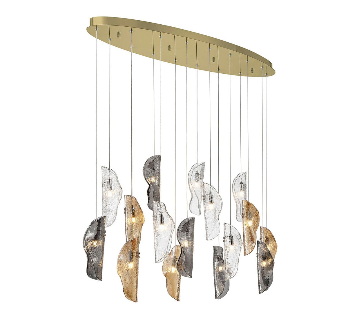 Lib & Co. Canada - 10172-023-07 - LED Chandelier - Sorrento - Gold