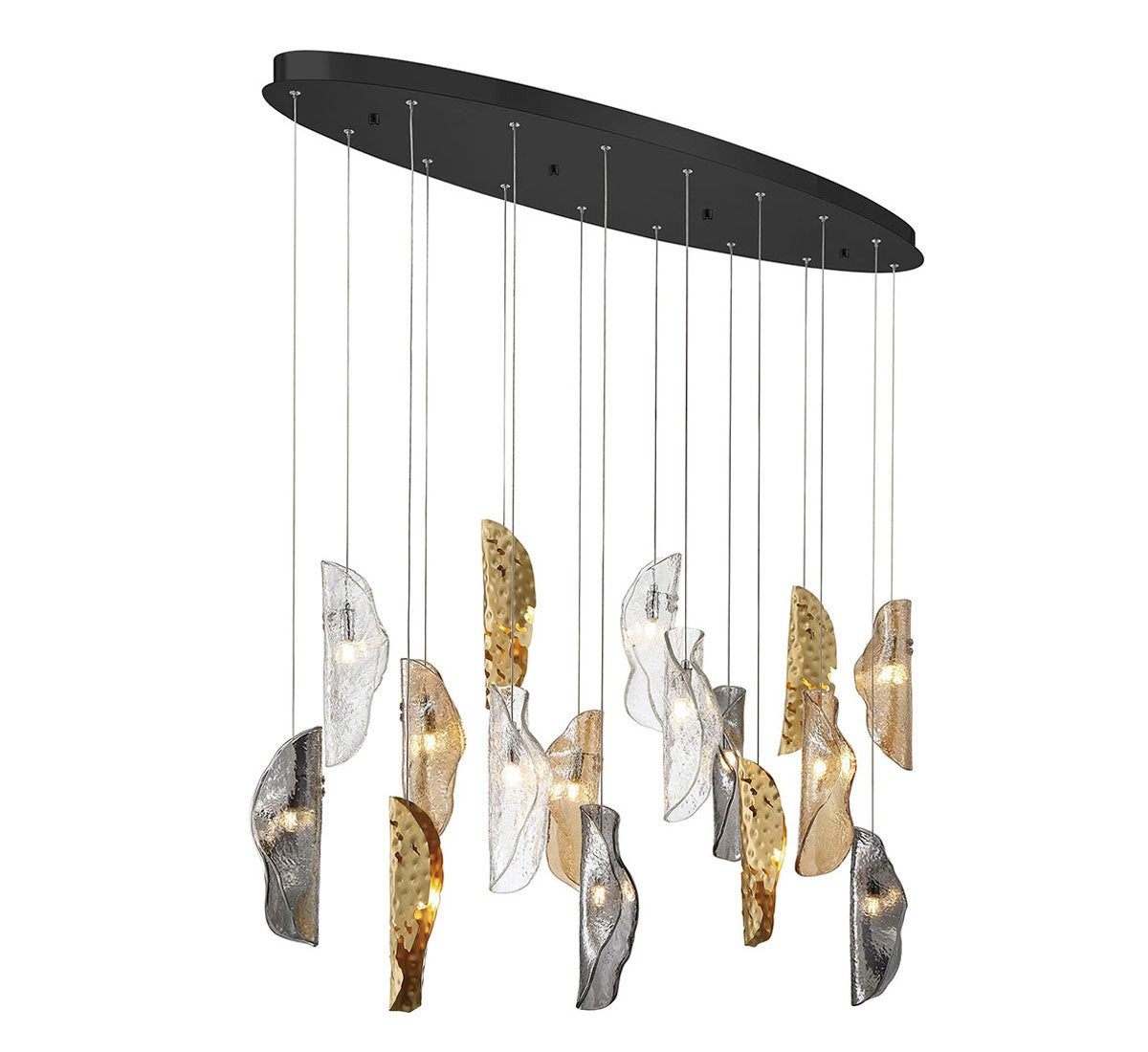 Lib & Co. Canada - 10172-024-02 - LED Chandelier - Sorrento - Black