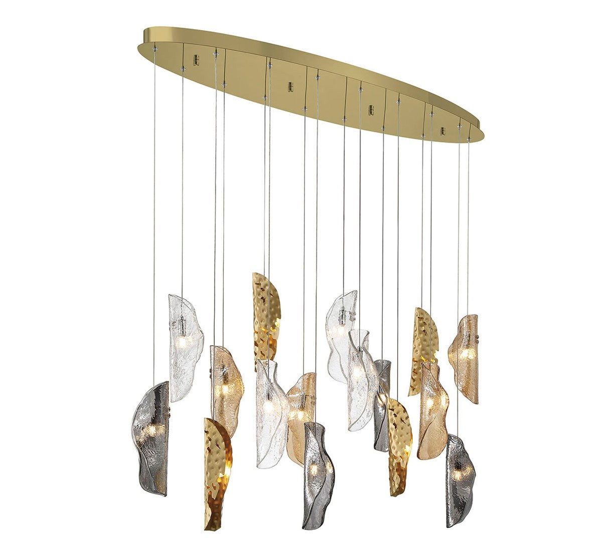 Lib & Co. Canada - 10172-024-07 - LED Chandelier - Sorrento - Gold