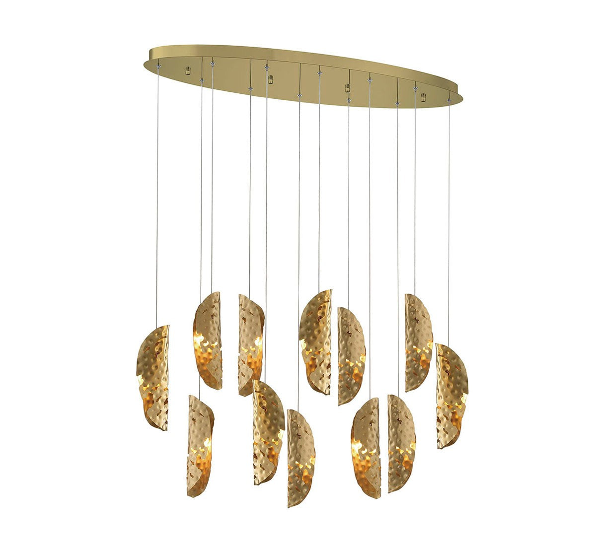 Lib & Co. Canada - 12034-020-07 - LED Chandelier - Sorrento - Gold