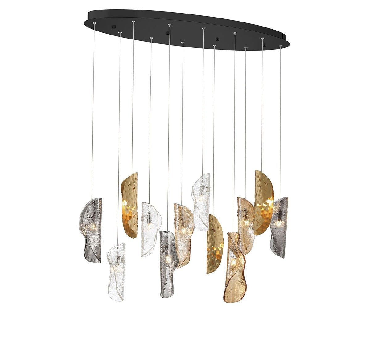 Lib & Co. Canada - 12034-024-02 - LED Chandelier - Sorrento - Black