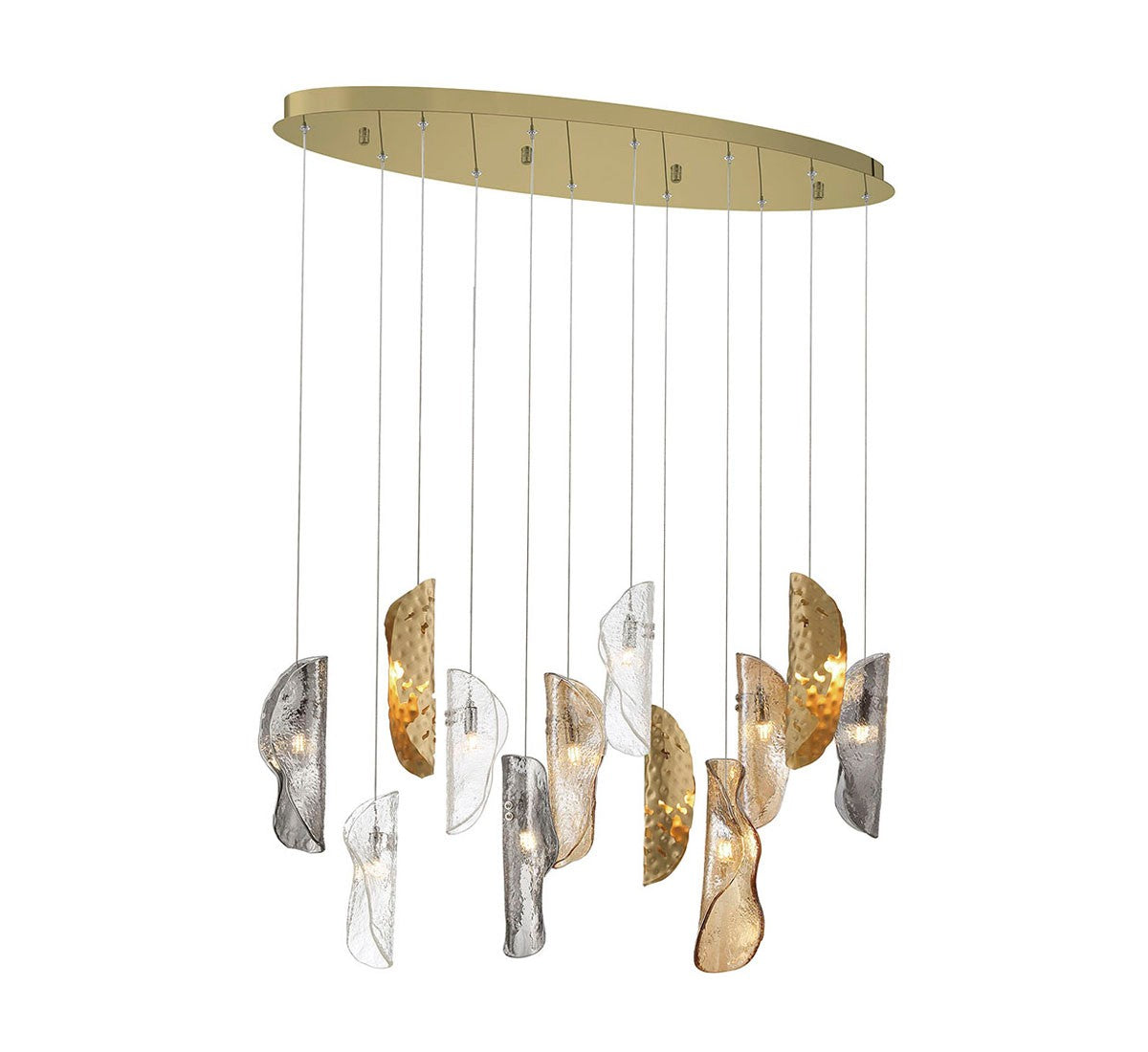 Lib & Co. Canada - 12034-024-07 - LED Chandelier - Sorrento - Gold